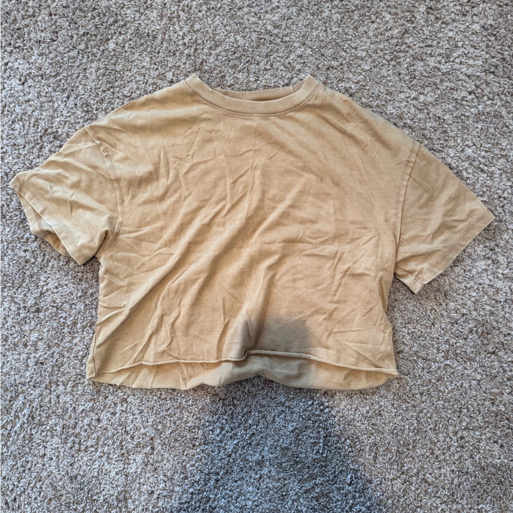 Wild Fable Tan Crop Top